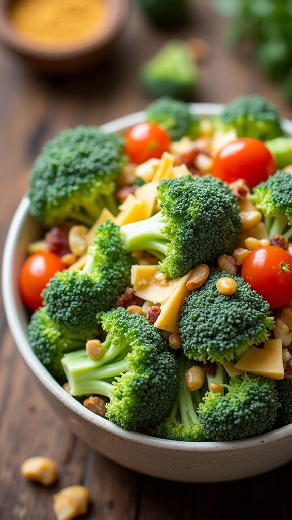 creamy keto broccoli salad