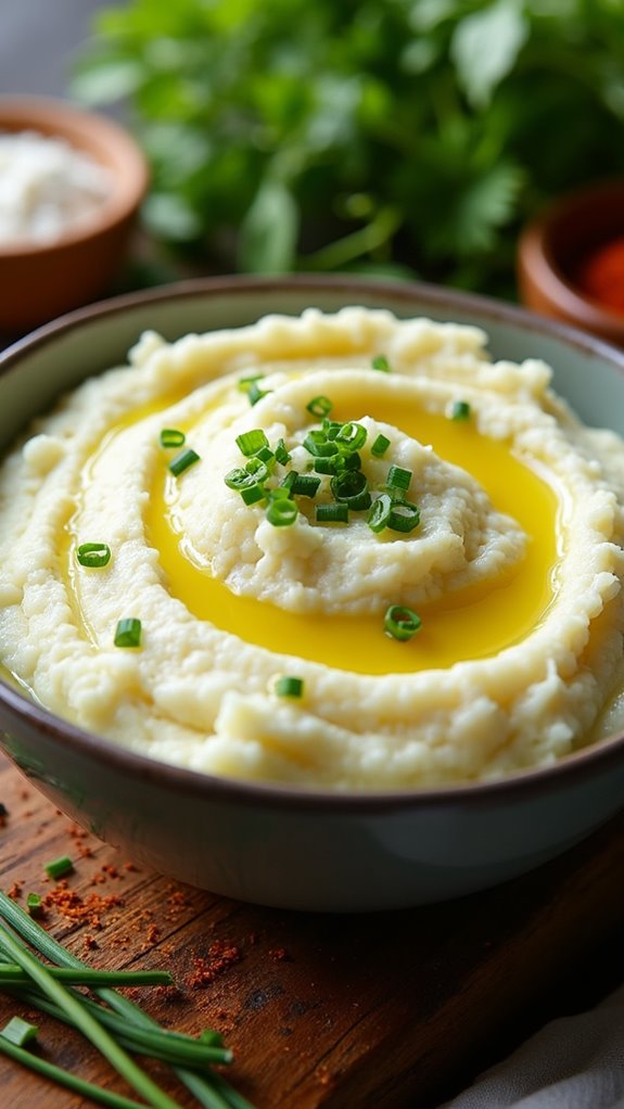creamy keto cauliflower mash