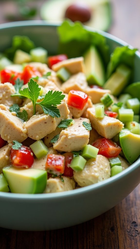 creamy keto chicken salad