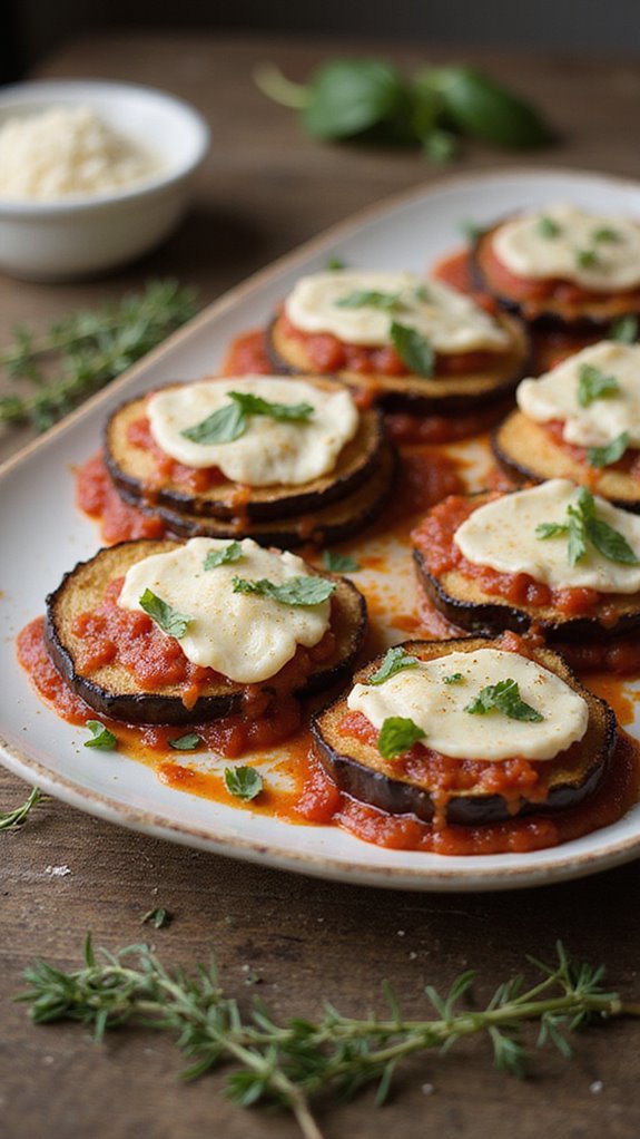 hearty low carb eggplant dish