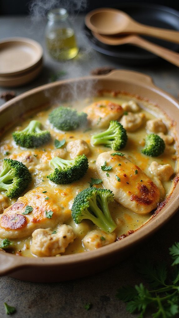 keto chicken broccoli casserole