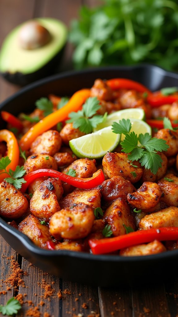 keto chicken fajitas recipe