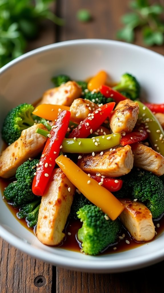 keto chicken stir fry