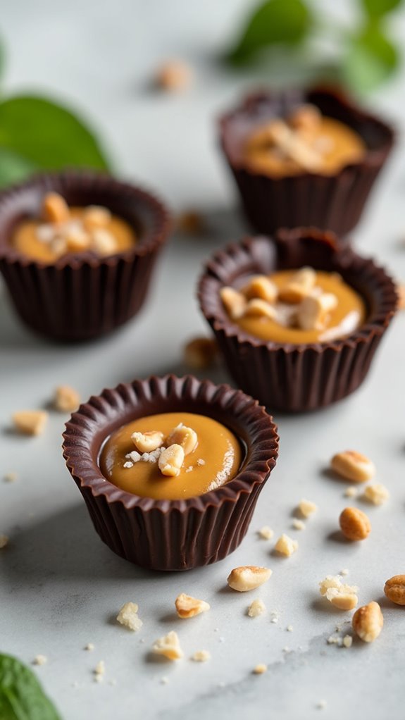 keto chocolate peanut butter cups