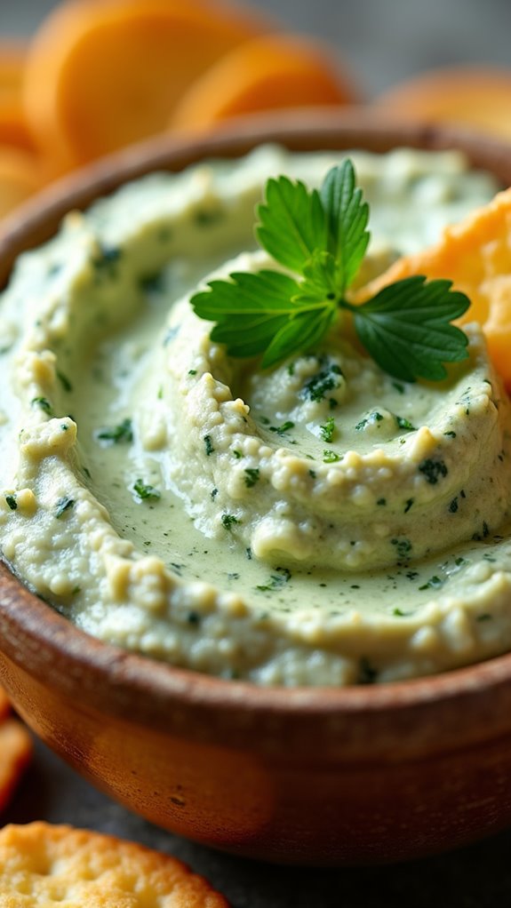 keto creamy spinach dip