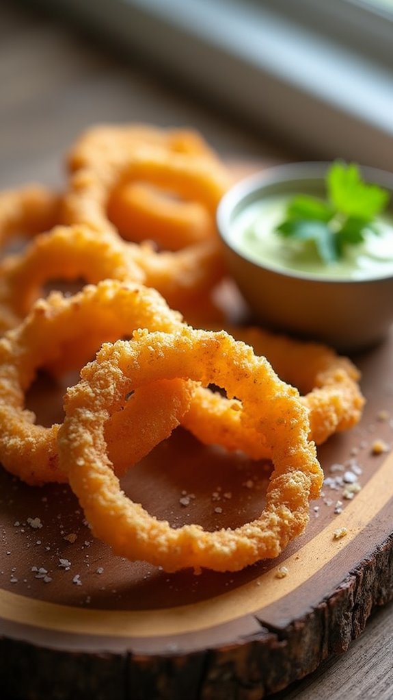 keto friendly crispy onion rings