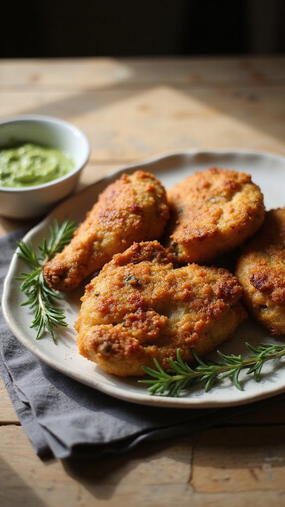 keto friendly crunchy fried chicken
