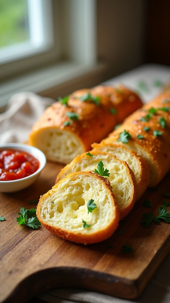 keto friendly garlic bread recipe