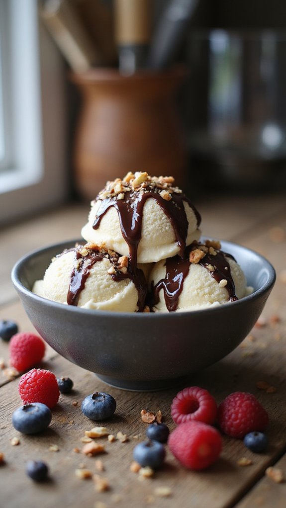 keto friendly homemade ice cream