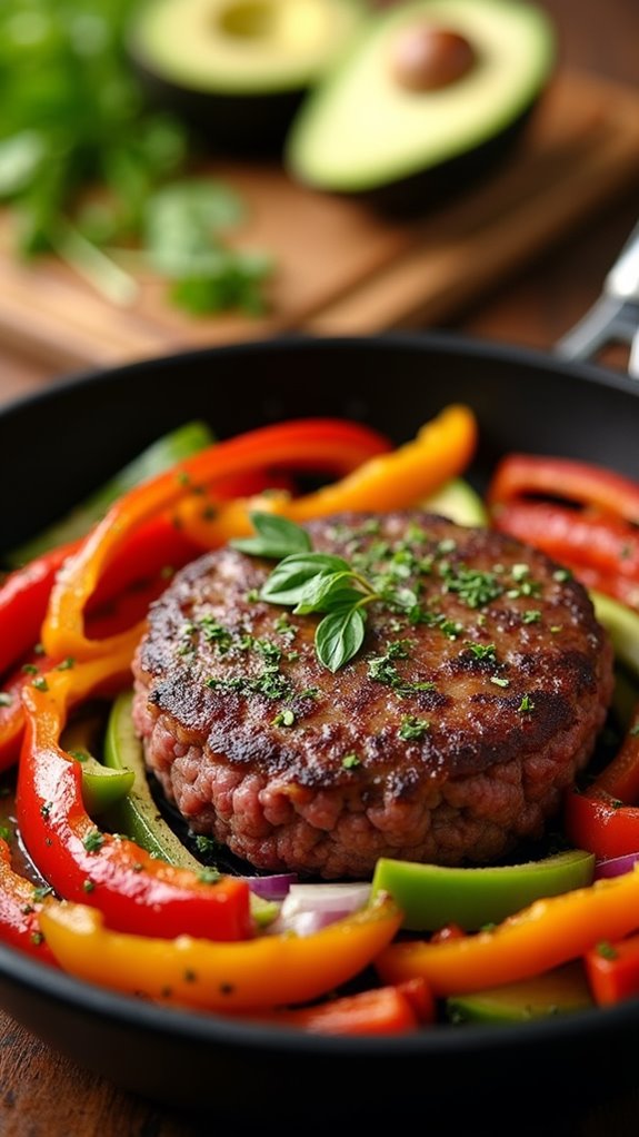keto hamburger skillet recipes
