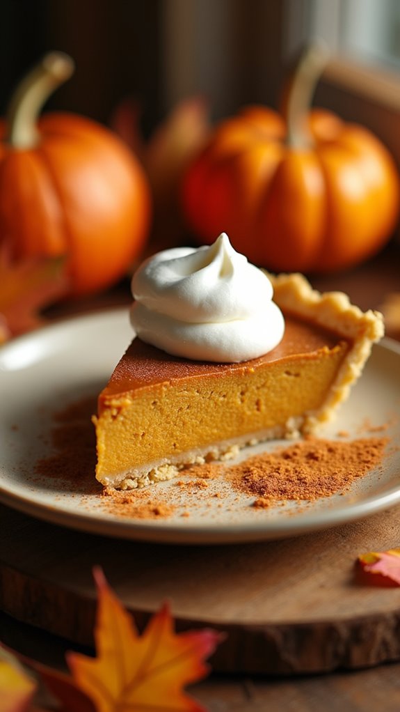 keto pumpkin pie delight