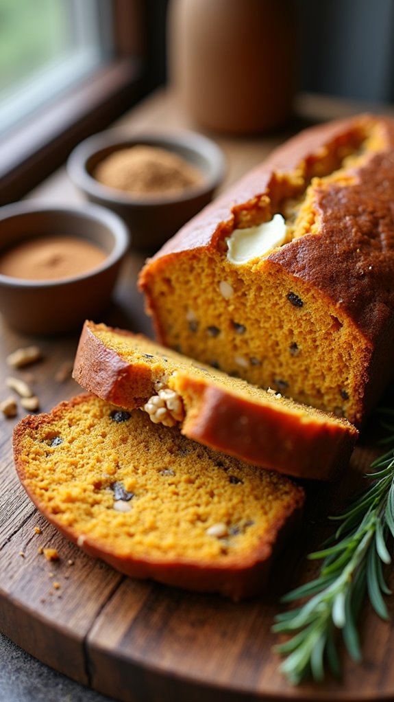 keto pumpkin spice loaf