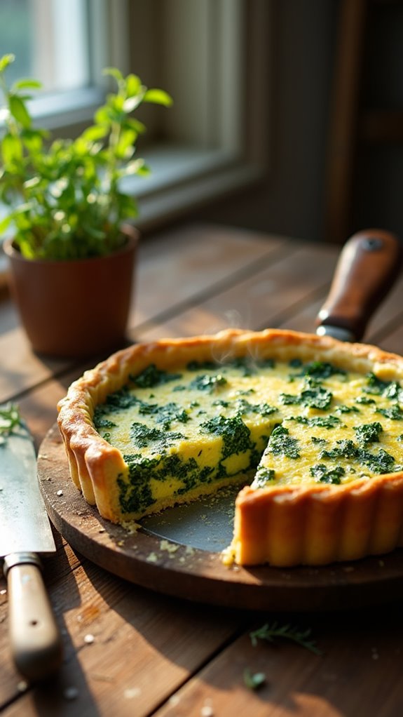 keto spinach quiche recipe