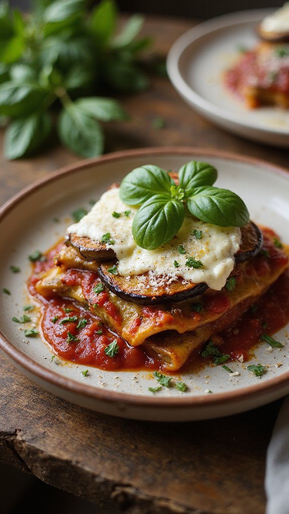 low carb eggplant lasagna