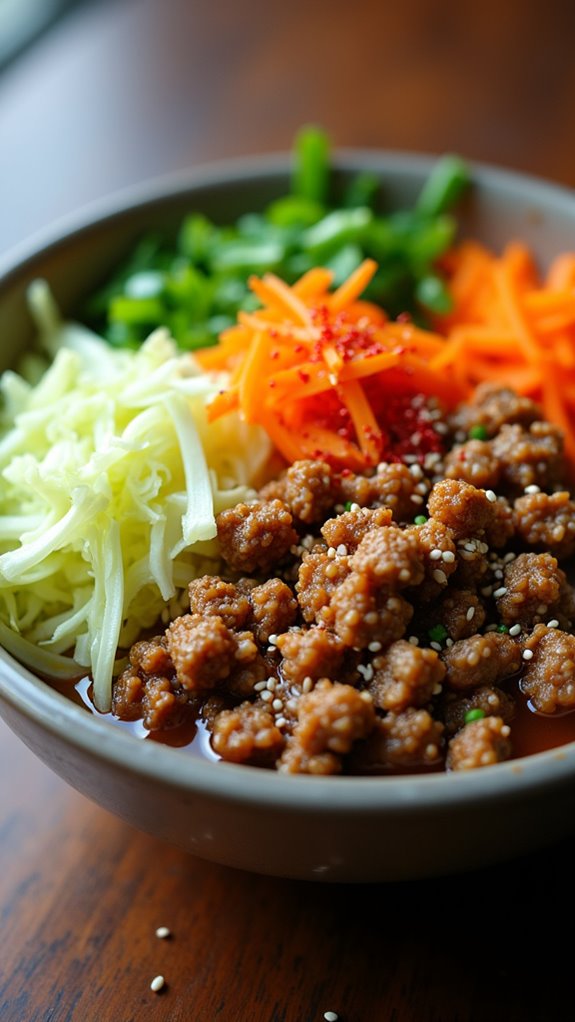 savory keto egg roll