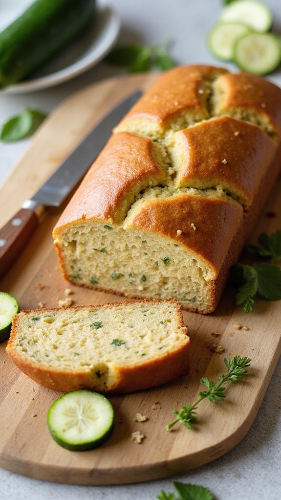 savory keto zucchini bread