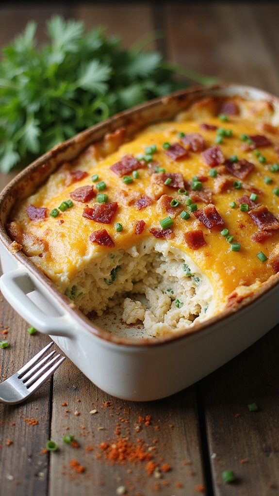 savory low carb chicken casserole