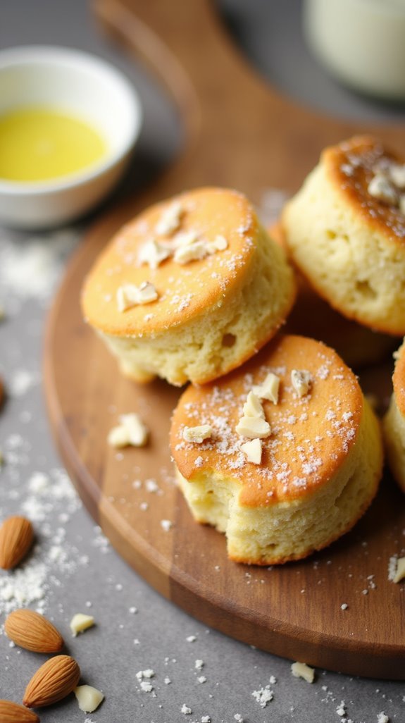 buttery keto almond biscuits