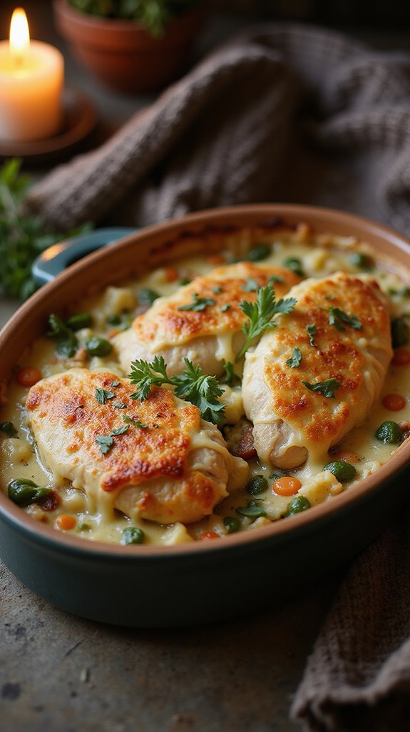 cozy low carb chicken bake
