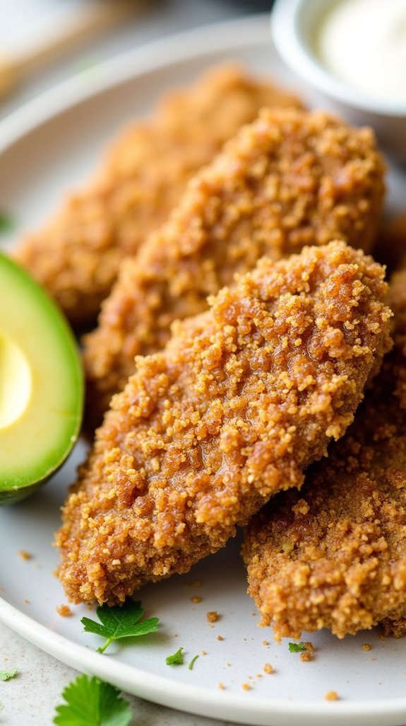 crispy keto chicken tenders