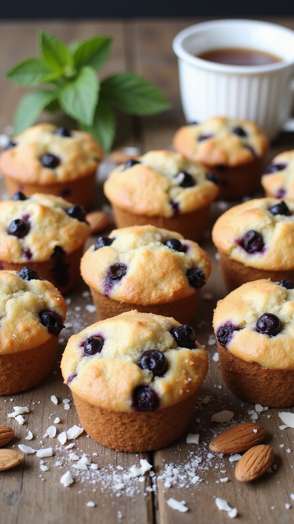 guilt free keto blueberry muffins