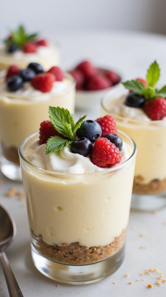 indulgent keto cheesecake cups
