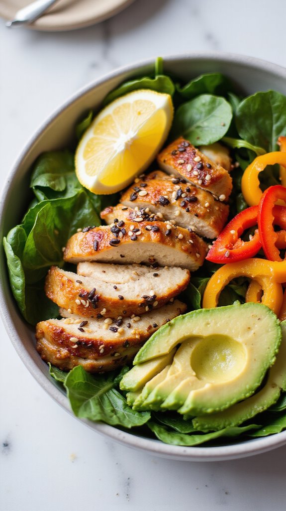 keto chicken bowl recipe