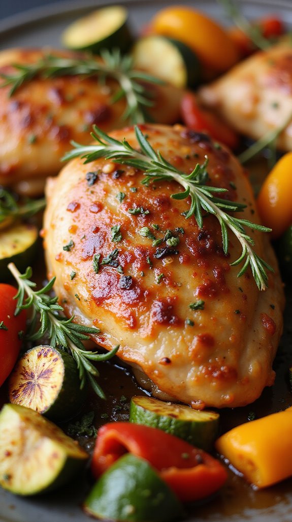 keto chicken veggie saut