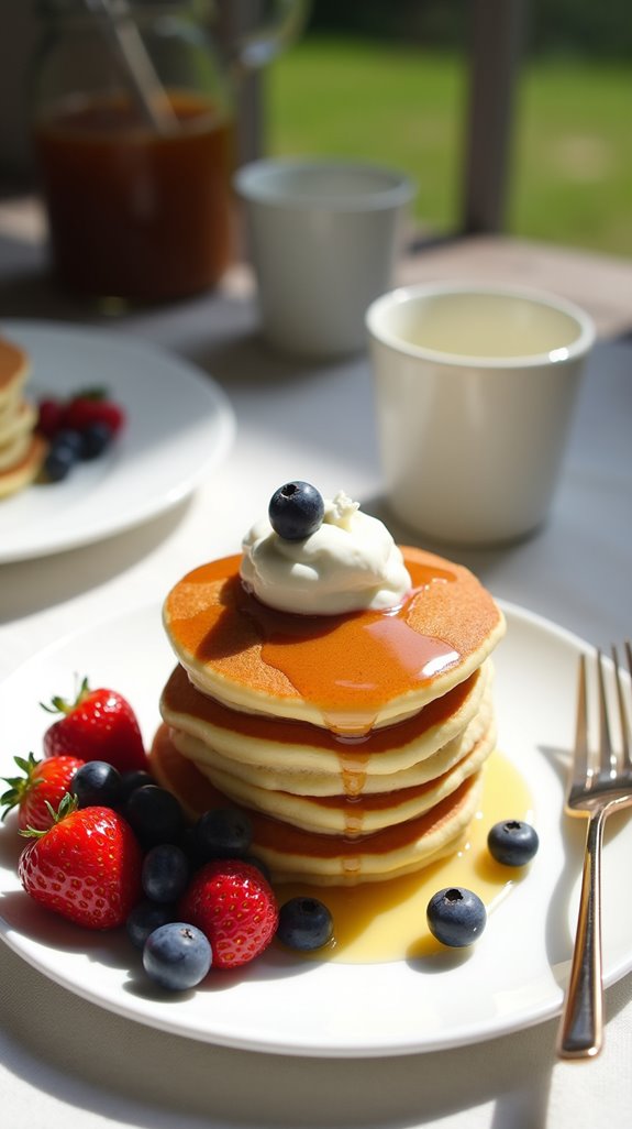 keto friendly fluffy pancakes