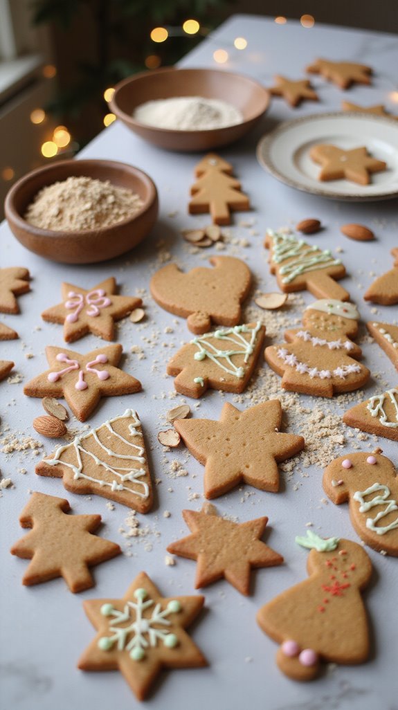 keto friendly gingerbread cookies