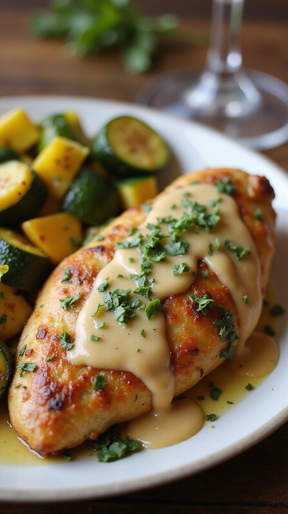 keto garlic chicken delight
