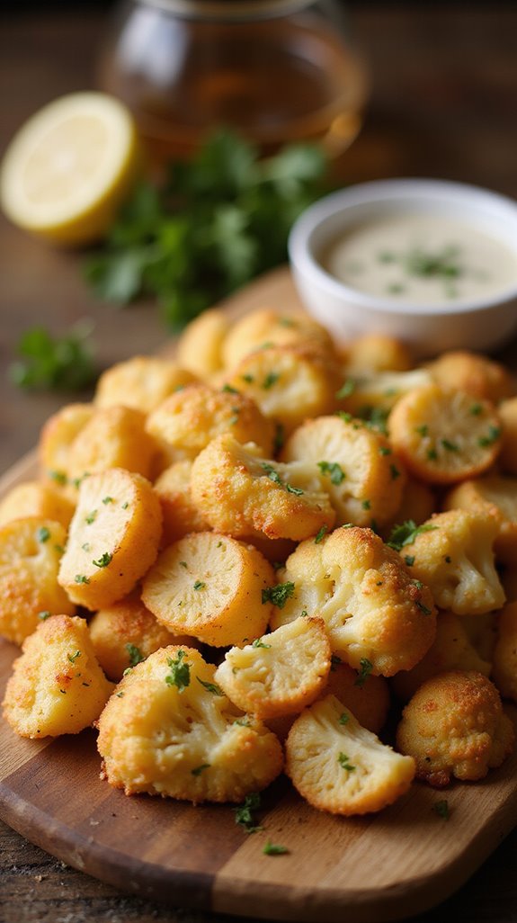 keto garlic parmesan cauliflower