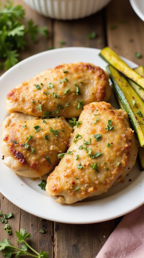 keto garlic parmesan chicken