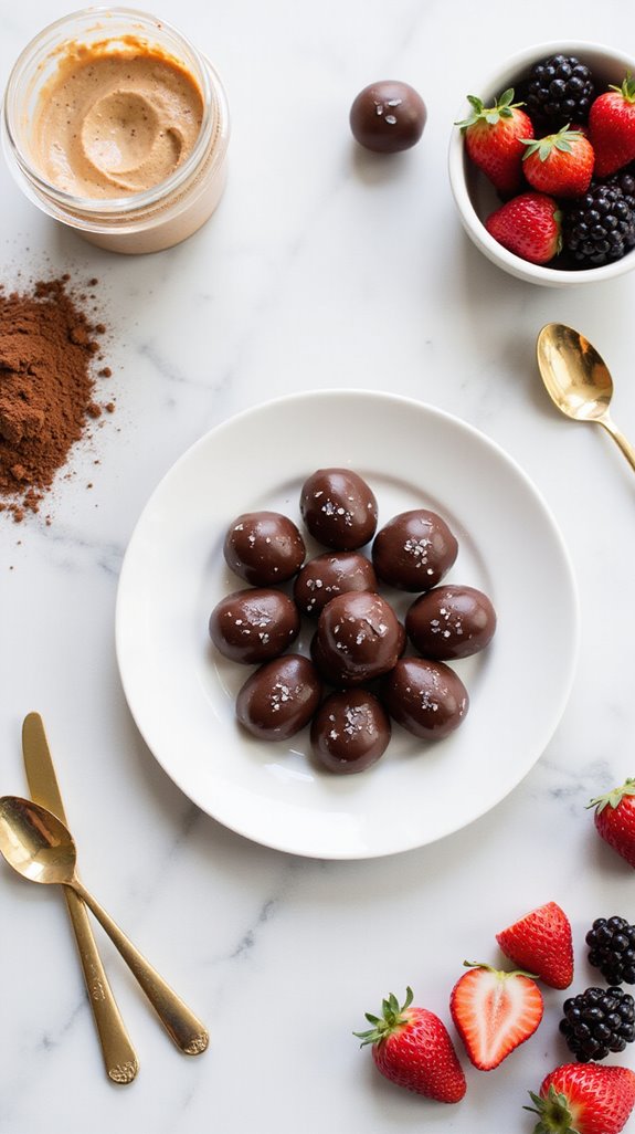 keto no bake chocolate treats