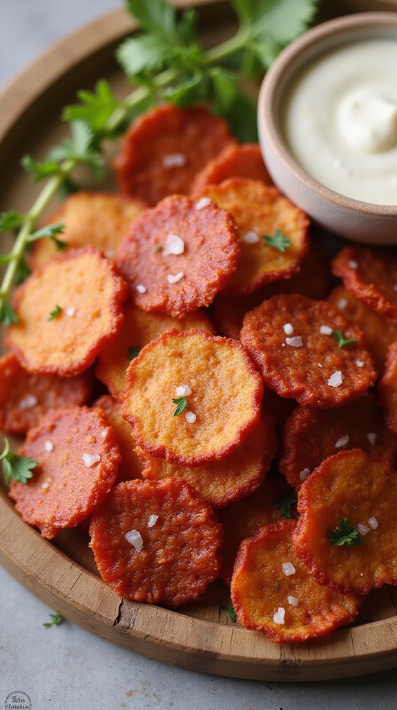 keto pepperoni chips recipe
