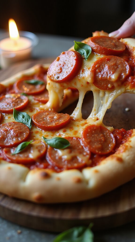 keto pepperoni pizza recipe