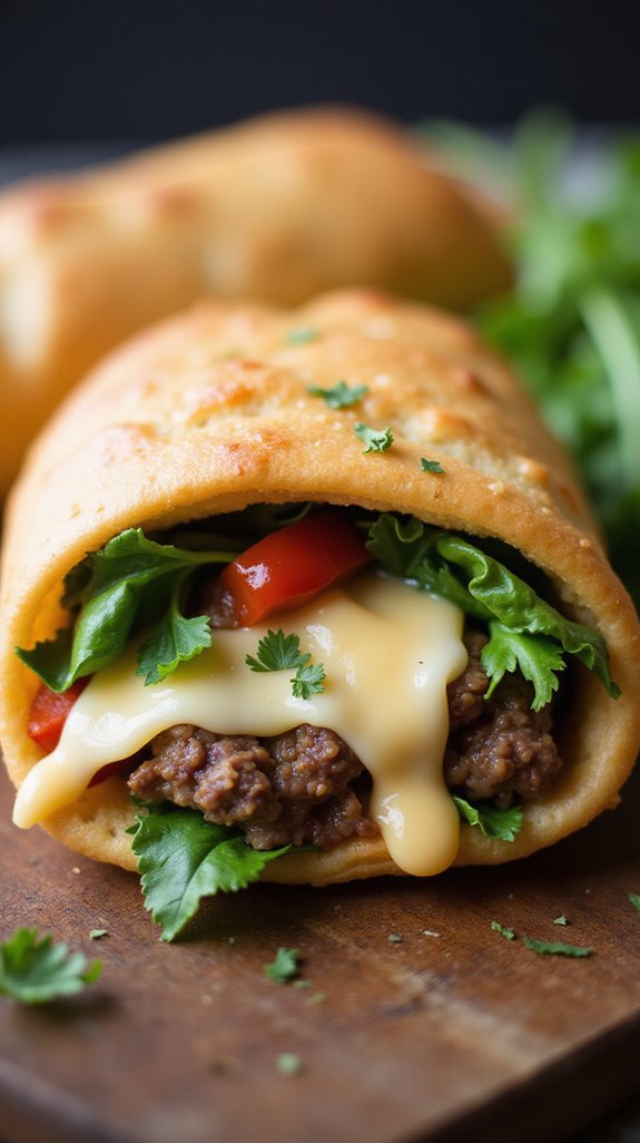 keto philly cheesesteak roll ups