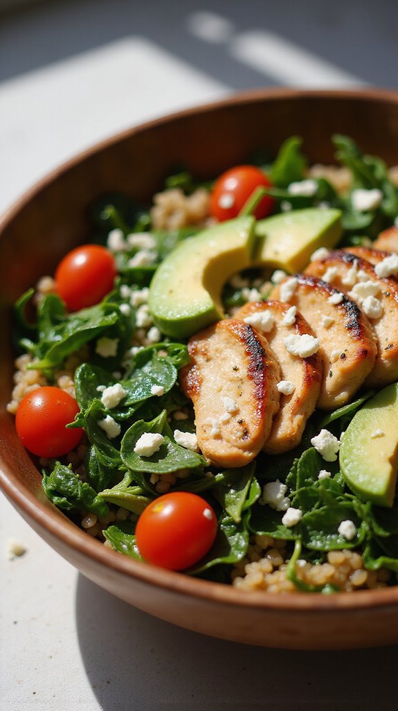 keto protein veg bowl