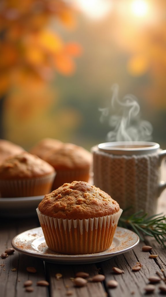 keto pumpkin spice muffins