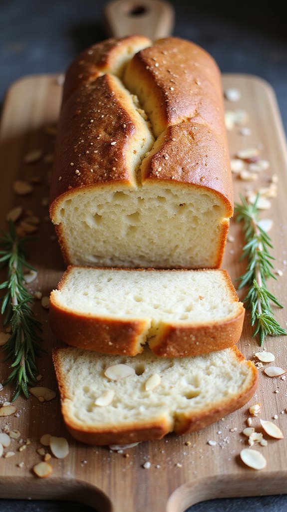 keto sourdough almond bread