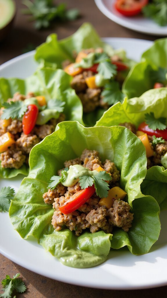 keto turkey lettuce wraps
