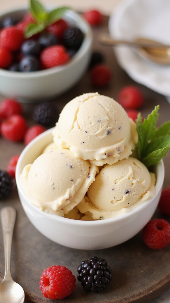 keto vanilla bean ice cream