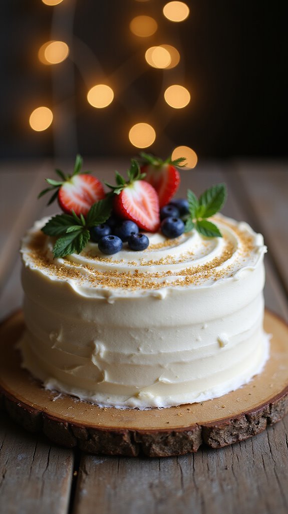 keto vanilla birthday cake