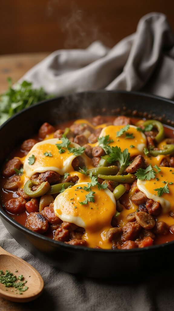 quick keto beef skillet