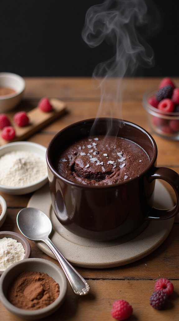 quick keto chocolate cake