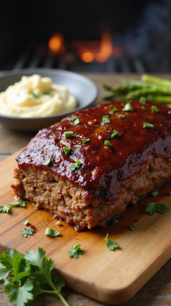 savory keto bbq meatloaf