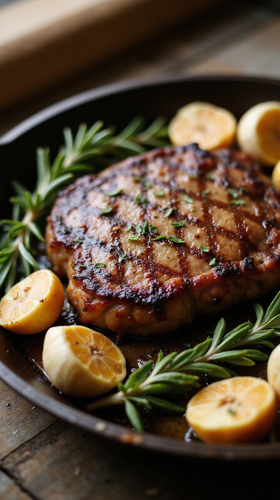 savory keto ribeye skillet