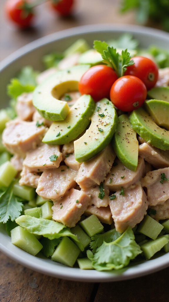 savory keto tuna salad