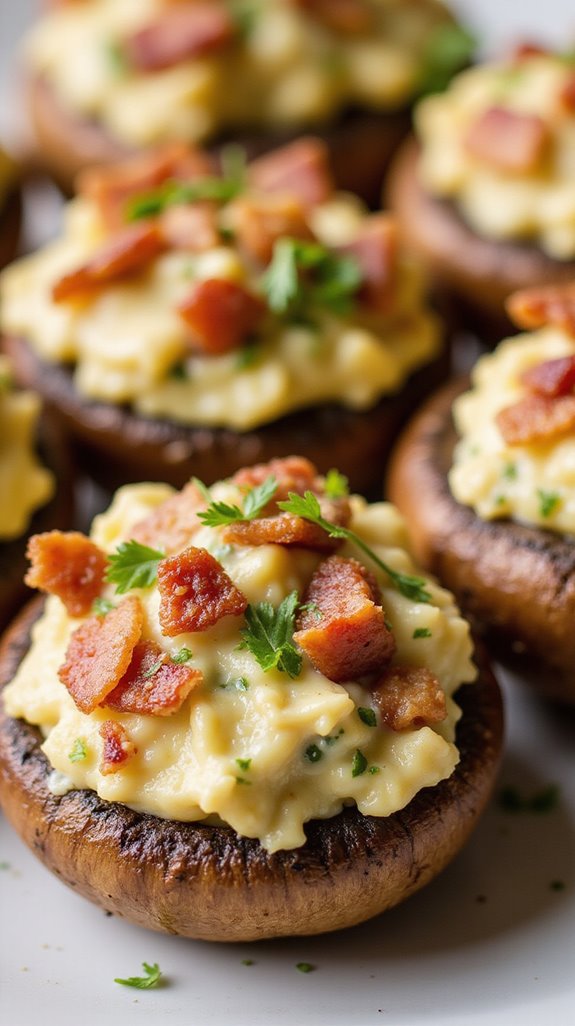 savory stuffed mushrooms recipe