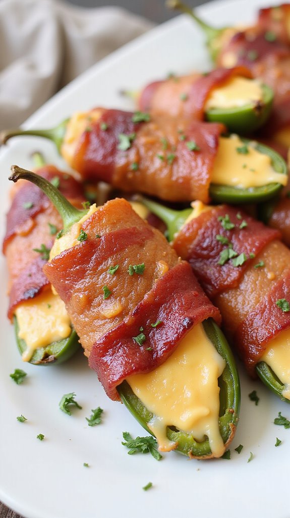 spicy bacon wrapped jalape o poppers